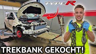 "RECHT TREKKEN"  VAN ONZE GECRASHTE HONDA TYPE R! |EP 4