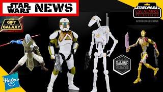 STAR WARS ACTION FIGURE NEWS GAMING GREATS COMMANDOS, DROIDS AND ONE ARMED MEN!!!