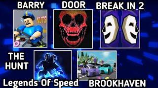 Top 5 Roblox Games To Get THE HUNT Badge Easily | Doors - Break In 2 - Brookhaven RP - Barry Prison