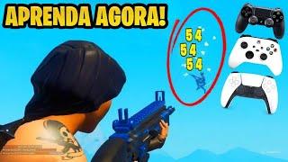 COMO TER A MIRA 10X MELHOR no CONTROLE/CONSOLE! MELHOR CONFIGURAÇÃO DE FORTNITE! PS4/XBOX/PS5/SWITCH