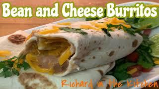 MINI BEAN AND CHEESE BURRITOS | RICHARD IN THE KITCHEN