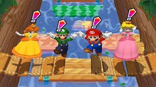 Mario Party 6 - Battle Bridge - Mario vs Luigi vs Peach vs Daisy