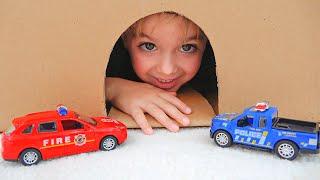 Vlad und Niki spielen mit Spielzeugautos - Sammlung von Auto-Videos für Kinder