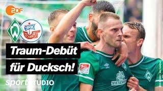 Werder Bremen – Hansa Rostock Highlights | 2. Bundesliga, 5. Spieltag | sportstudio