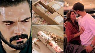 Halil Ibrahim cehyan could not hide his tears When he saw Sila turkoglu's wedding invitation