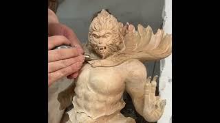 Amazing Wood Carving Monkey King | A Masterpiece of Handcrafted Art