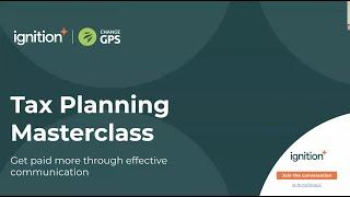 ON-DEMAND WEBINAR - Masterclass: Tax Planning Strategies