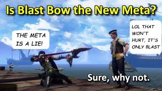 Blast Bow is Better Than You Think. How to use blast in Monster Hunter Rise Sunbreak Meta Bow Build.