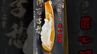 匠心精品:胸中有丘壑，左手取山川 #翡翠 #玉石 #jade #玉石珠宝 #翡翠直播 #翡翠玉石 #翡翠珠寶 #緬甸翡翠 #緬甸玉#玉石珠宝 #玉石设计 #玉石种类 #翡翠吊墜 #翡翠手鐲 #翡翠挂件