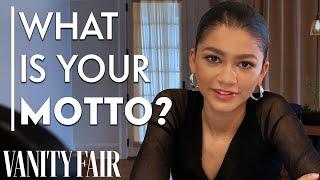 Zendaya Answers Personality Revealing Questions | Proust Questionnaire | Vanity Fair