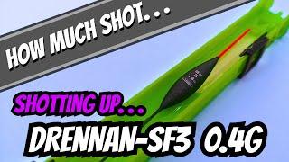 Match Fishing Rig Guide - Shotting Up A Rig - Drennan SF3 0.4g - How Much Shot.....?