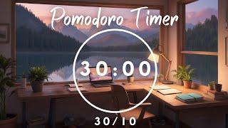 Pomodoro 30/10 | Cozy Study Room |  Study with Me with Lofi Music | Pomodoro Station