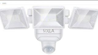 SOLLA Battery Operated Outdoor Light, Dimmable Wireless Motion Sensor Security Lights