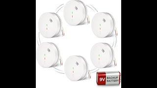 SITERWELL Hard Wired AC Powered Smoke Detector Fire Alarm Installation Guide and Tutorial