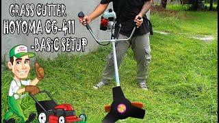 HOW TO ASSEMBLE GRASS CUTTER (HOYOMA JAPAN CG-411)