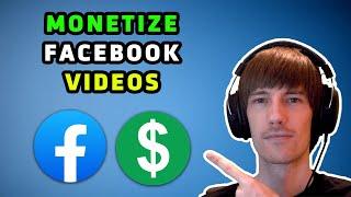 How to MONETIZE Facebook Videos (In Stream Ads Monetization)