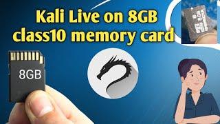 Install & Run Kali Linux Live USB on 8GB memory card||KALI LIVE PERSISTENT