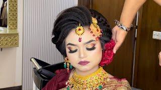 Bridal hairstyle tutorial || Nadia’s makeover