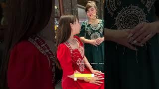 Áo Dài Dạ Hội Cách Tân Tay Phồng Đính Đá Maya Dress | Đầm Quỳnh Anh Luxury Fashion | 0938.171.599