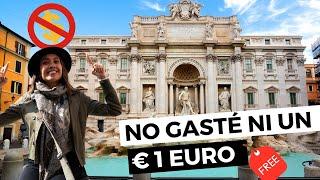 1 DÍA COMPLETAMENTE GRATIS EN ROMA | ITALIA 4K