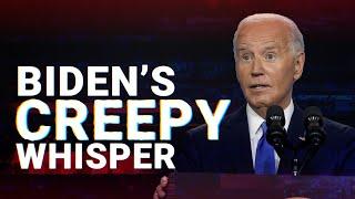 Joe Biden’s ‘creepy whisper’ dominates NATO press conference