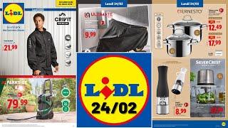 catalogue LIDL du 24 février 2025  Arrivage cuisine Silvercrest  Promos en ligne moto et sport 