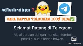 Cara daftar telegram langsung dapat kode Verifikasi