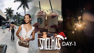 Vlogmas Day 1 I Have a Bob Now ‍️ + Christmas Starbucks Drink, etc | 12 Days of Shelmas 