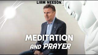 Liam Neeson on the Power of Meditative Prayer | Exclusive Interview with HALLOW.APP