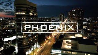 Phoenix, Arizona By Night | 4K Drone Video