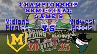 LIVE | Game 7 Spring Smackdown 14U Championship Semi Final Game 2 | YBMcast