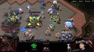 StarCraft 2 Protoss vs Zerg Out of control