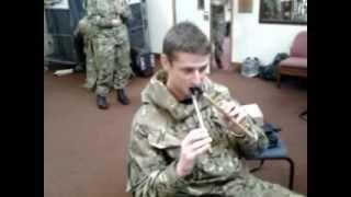 Alen Bell with 2 penny whistles messing about in the practice room