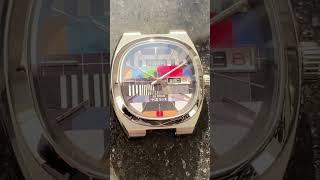 Sea-Gull watch: Color Television · Test Card · 34 mm. Ref. 826.92.1051A