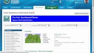 Session Libraries in SportSessionPlanner