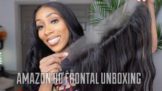 AMAZON REAL HD FRONTAL UNBOXING BEEOS 13X4 LACE FRONTAL UNBOXING REPLACING MY OLD FRONTAL