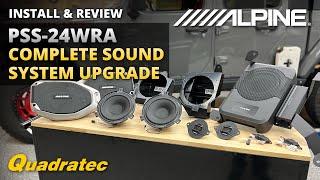 Alpine PSS-24WRA Complete Sound System Upgrade Install for Jeep Wrangler JL & Gladiator JT
