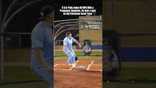 How Hard Is It For Eric Sim to PULL DOWN 90 MPH With a Pregnancy Simulator? #shorts