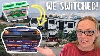 Budget Friendly Rv Lithium Battery Upgrade! Goldenmate 12v 100Ah LiFePo4 Battery