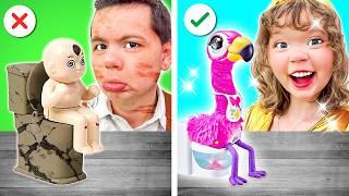 Rich Girl vs Broke Kid | Gadgets & Genius Parenting Hacks & Funny Situations by Crafty Hacks