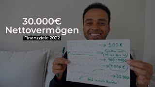 Finanzziele 2022: 30.000€ Netttovermögen | 9.000€ Sparbetrag