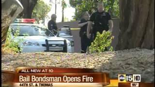 PD: Bail bondsman opens fire on fugitive