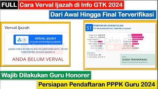 [FULL] Cara Verval Ijazah di Info GTK untuk Pendaftaran PPPK Guru 2024 & Link untuk Verval Ijazah S1