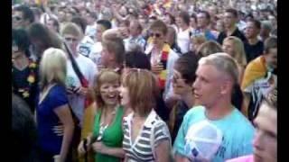 German Anthem WM 2006 Freiberg Saxony