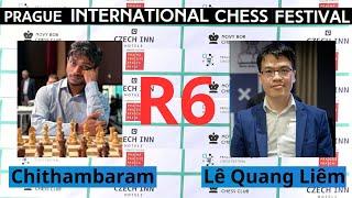 Chính xác như Stockfish | Lê Quang Liêm vs Aravindh Chithambaram | Prague Masters 2025 | Round 6