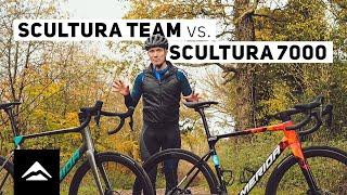 How does a World Tour Team replica compare? MERIDA SCULTURA TEAM v SCULTURA 7000