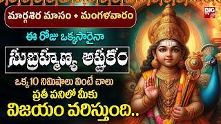 SUBRAHMANYA ASHTAKAM | Lord Subramanya Swamy | Telugu Popular Bhakthi Songs 2024 | BIG TV