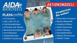 Aktionsmodell AIDA Playa smartrelax Whirlpool outdoor