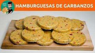 Cómo Hacer HAMBURGUESAS DE GARBANZOS Caseras Para Congelar / MONO 1981