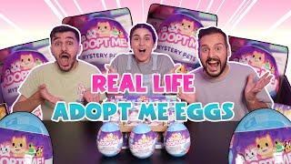 Wir öffnen 15 REAL LIFE Adopt me Eggs! Kaan, Dania, Claudio